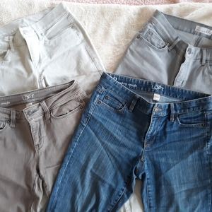 Lot of Ann Taylor LOFT Jeans